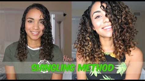 Updated Curly Hair Routine ⎮ Shingling Method For Defined