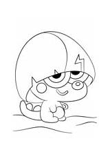 Monsters Moshi Coloring Pages Pooky Moshlings sketch template