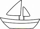Kapal Mewarnai Laut Bateau Sailboat Sailing Paud Boats Clipartbest Macam Aneka Temukan sketch template