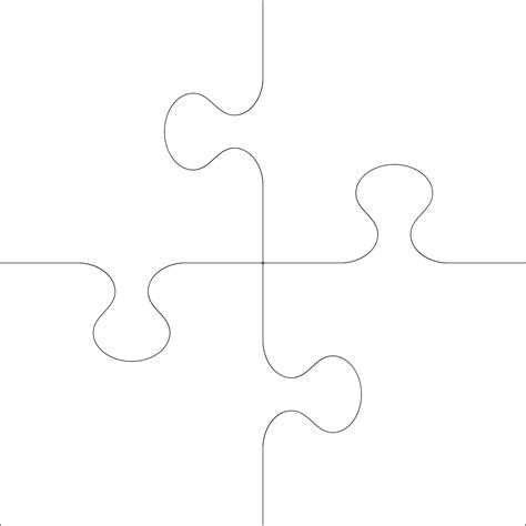 puzzle piece outline clipartsco