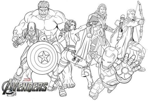 avengers endgame coloring page  marvel fans avengers coloring