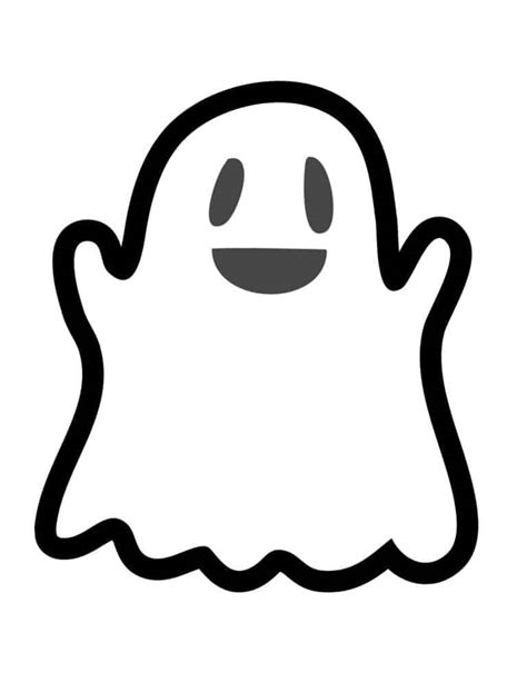 cute ghost outline  printables add   adventure