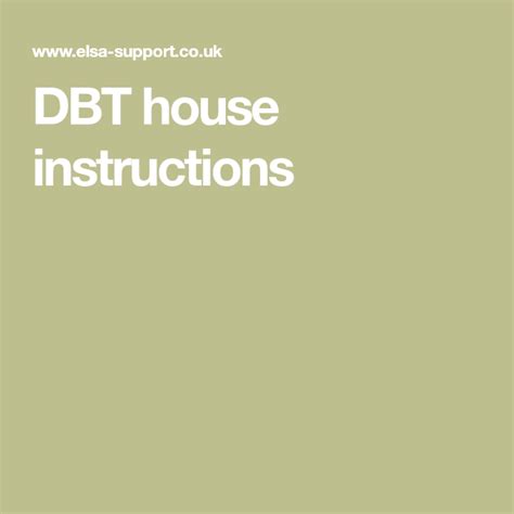 dbt house instructions dbt house anger iceberg counseling office