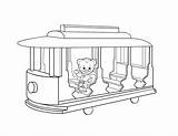 Trolley Paintingvalley sketch template