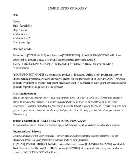 nonprofit grant proposal cover letter sample
