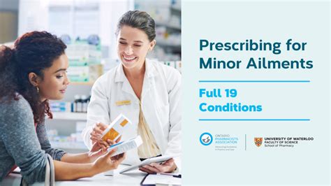 prescribing  minor ailments full  conditions ontario