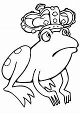 Grenouille Princesse Rana Ranas Imprimer Frosch Frogs Grenouilles Juegos Coloriage204 Ad3 sketch template