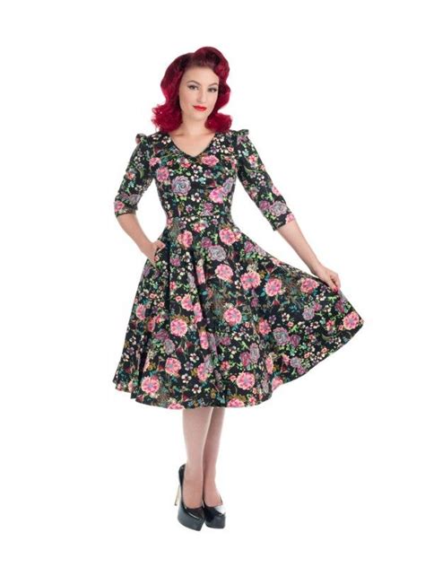 hearts and roses women s earthly delights swing dress swing dress
