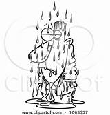 Clipart Outline Soaked Soaking Wet Businessman Illustration Royalty Toonaday Vector Drenched Ron Leishman Preview Clipground 2021 Clipartof sketch template