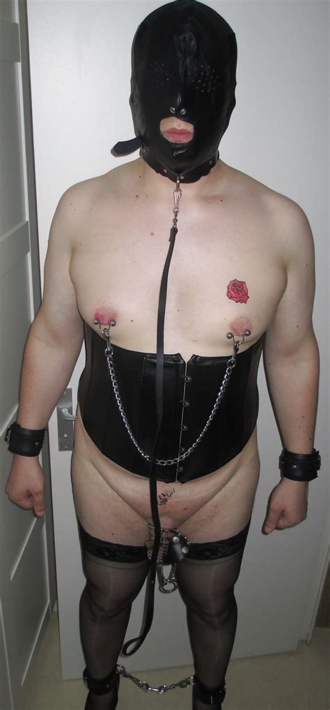 sissy maid in chastity with cbt and rosebud porn pictures