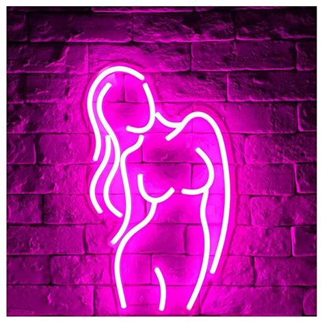 girls neon sign lights art wall decorative lights pink
