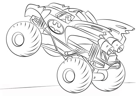 monster truck hot wheels  coloring pages transport coloring pages