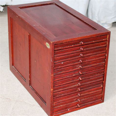 bargain johns antiques antique small oak  drawer file cabinet