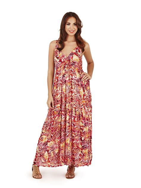 womens ladies summer boho long maxi evening party holiday beach cotton