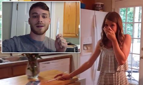 watch moment hubby tells wife she is pregnant despite him