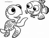 Finding Squirt Nemo Wecoloringpage sketch template