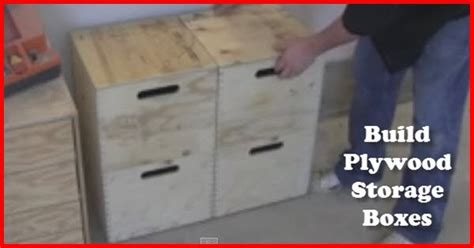 build  plywood storage box gotta