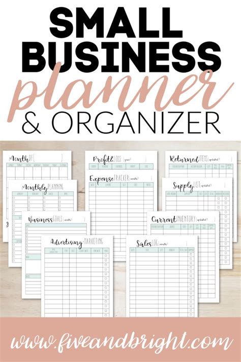 small business planner organizer small business planner business