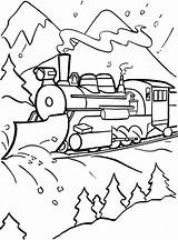 Polar Express Coloring Pages Printable Train Kids Sheets Colouring Sheet Christmas Colour sketch template