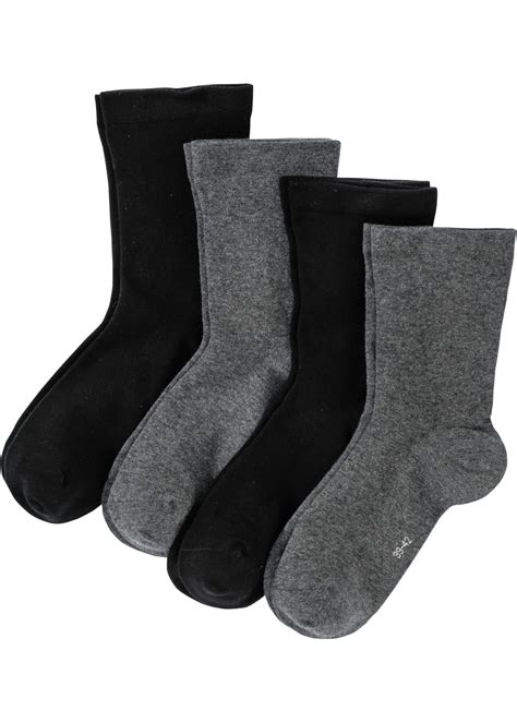 sokken met niet knellend boordje  paar zwartantraciet gemeleerd bpc bonprix collection