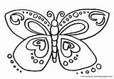 Coloring Butterfly Pages Cute Getcolorings Small Color Printable sketch template