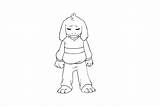 Asriel Dreemurr Coloring Pages Tumblr Gif Animated Template Sketch sketch template