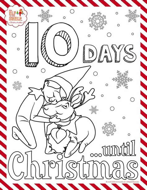 pin  zoe stewart brown  elf   shelf christmas coloring