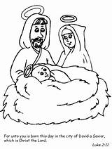 Coloring Pages Jesus Christmas Baby Nativity Story Printable Bible Manger Kids Printables Color Print Navidad Coloringpagebook Popular Easily Library Clipart sketch template