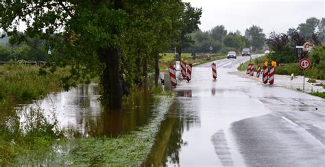 Überschwemmungen durch regen hochwasser in rostock und umgebung · juli