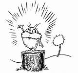 Lorax Coloring Pages Printable Seuss Dr Tree Characters Colouring Kids Movie sketch template