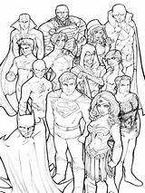 Superheroes Coloring4free Sheets sketch template