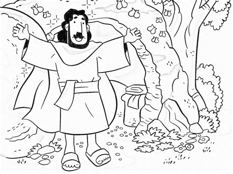easter story coloring page
