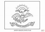 Dakota Flag North Coloring Pages State Printable Sketch America Wisconsin Drawing Flags Paintingvalley Supercoloring sketch template
