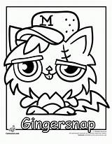 Monsters Coloring Moshi Colouring Pages Monster Gingersnap Moshling Print Waldo Singing Getdrawings Printable Color Popular Getcolorings sketch template
