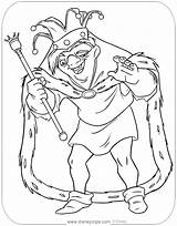 Quasimodo Coloring Hunchback Pages Dame Notre Disneyclips Printable Esmeralda King Funstuff sketch template