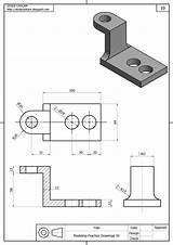 Dibujo Cad Drawings Drawing Autocad Tecnico 3d Isometrico Mechanical Vistas Técnico Exercises Technical Orthographic Ejercicios Practice Engineering Interesting Blueprints Sketch sketch template