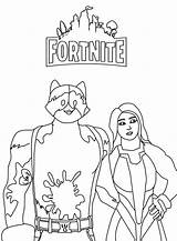 Fortnite Hulk Coloring Meowscles She Pages Printable Description sketch template