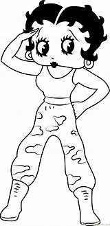 Betty Boop Coloring Pages Someone Looking Color Amazing Napisy Attachment Birijus Coloringpages101 sketch template