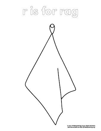 rag coloring page primarylearningorg
