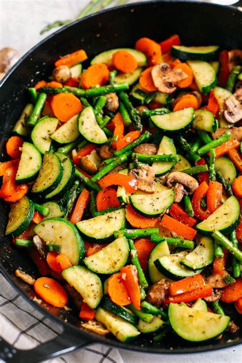 simple sautéed vegetables eat yourself skinny