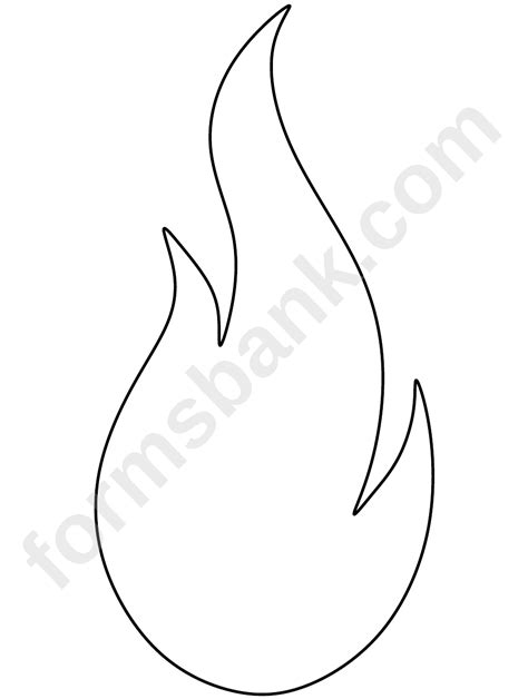large fire pattern template printable