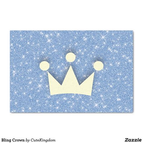bling crown tissue paper zazzlecouk custom tissue paper blue glitter background tissue paper