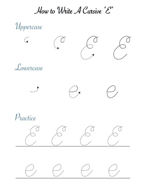 cursive  worksheets  practice capital upper  lowercase letter