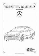 Coloring Pages Mercedes Benz Clk Cool Cars Subaru sketch template