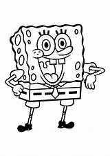 Spongebob Bob Esponja Colorear Wonder Colorings Presionar Recordar sketch template
