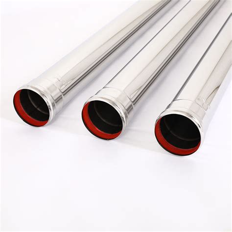 Straight Double Wall Pellet Stove Pipe Long Durability