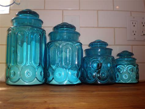 100 Colored Glass Canisters Kitchen Kitchen Remodel