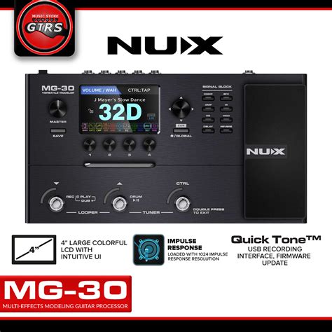 nux mg  multi effects modeling guitar processor guitar pedal lazada ph