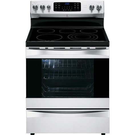 kenmore elite 95053 6 1 cu ft electric range w dual true convection stainless steel
