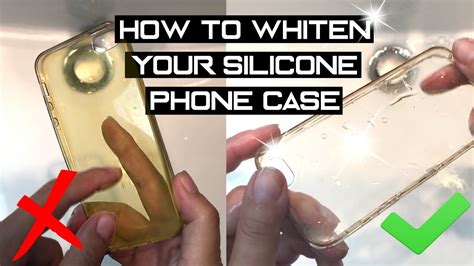 whiten  phone case yellow silicon case problem youtube